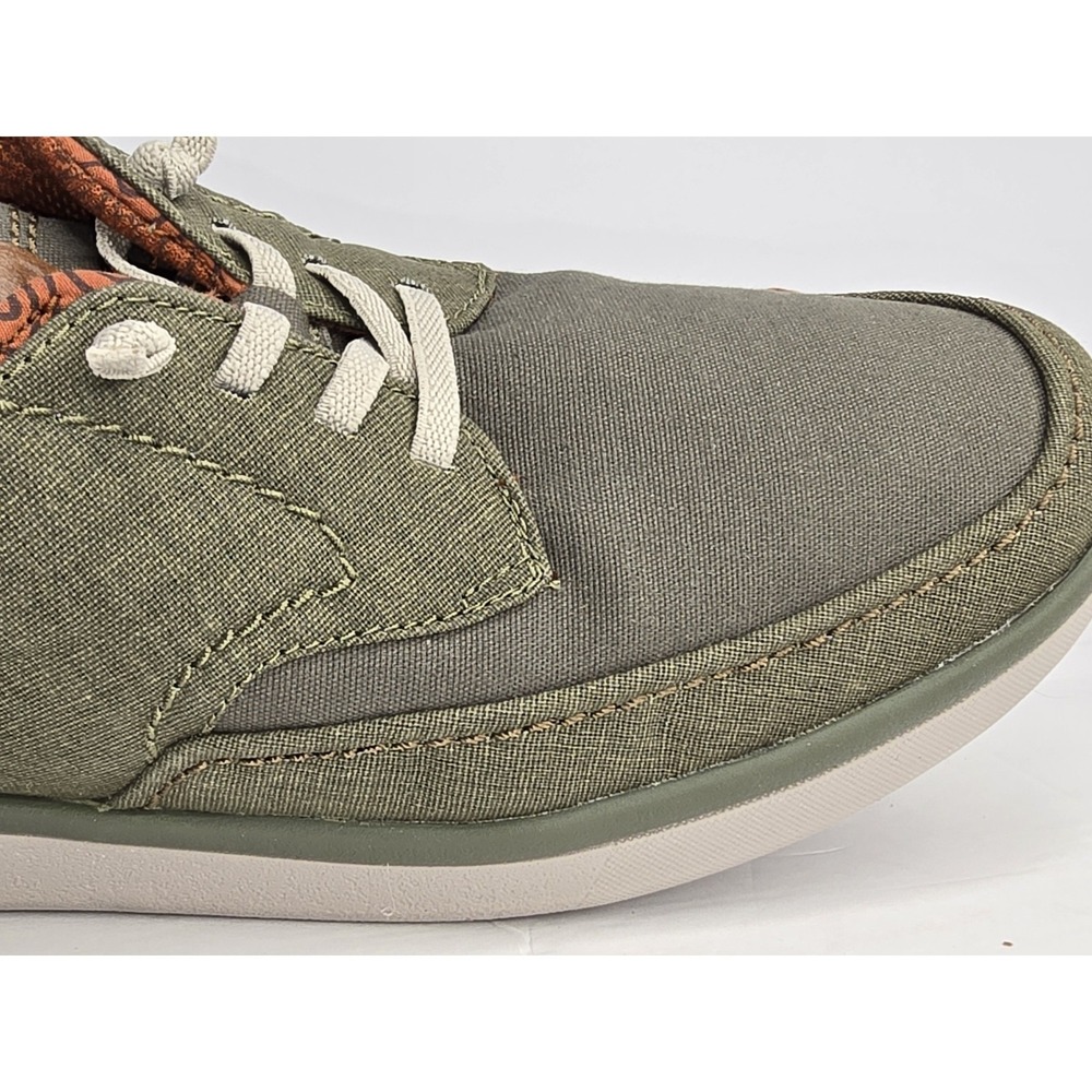 Clark's Men's Olive Step Urban Mix Canvas Shoes Size 8M Casual Minimalist NWOB - Picture 6 of 9